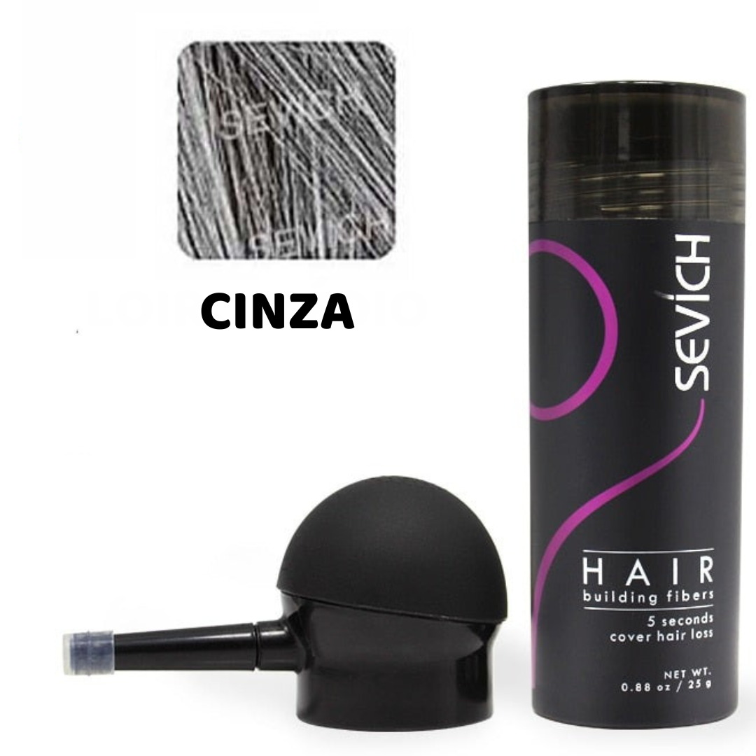 Sevich Magic Hair Fiber - Fibra Capilar Para Falhas e Calvície - Festa do Desconto