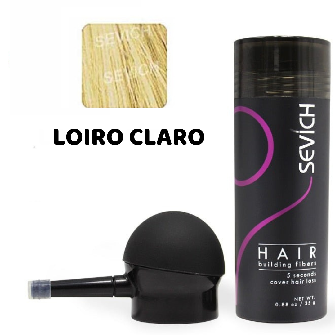 Sevich Magic Hair Fiber - Fibra Capilar Para Falhas e Calvície - Festa do Desconto