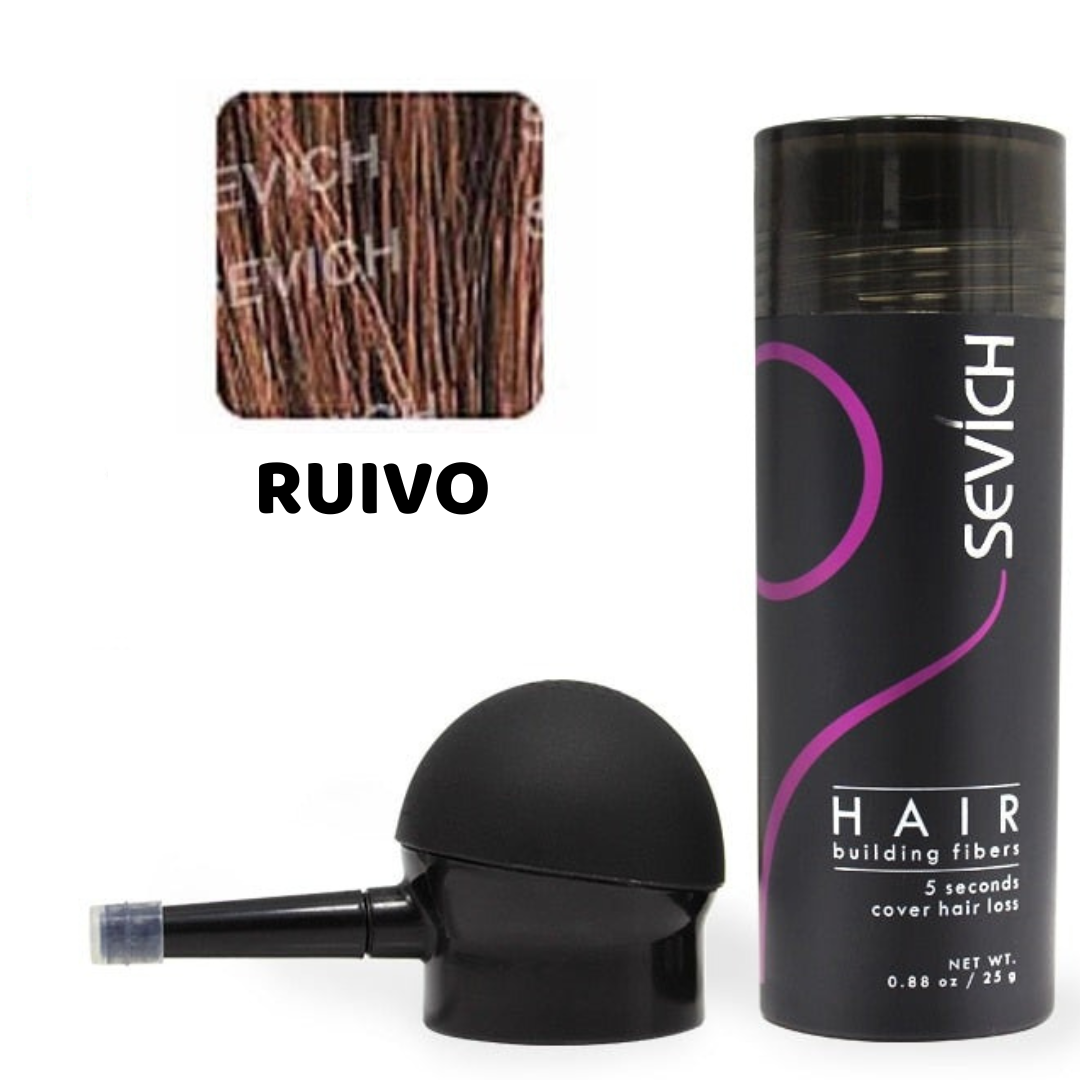 Sevich Magic Hair Fiber - Fibra Capilar Para Falhas e Calvície - Festa do Desconto