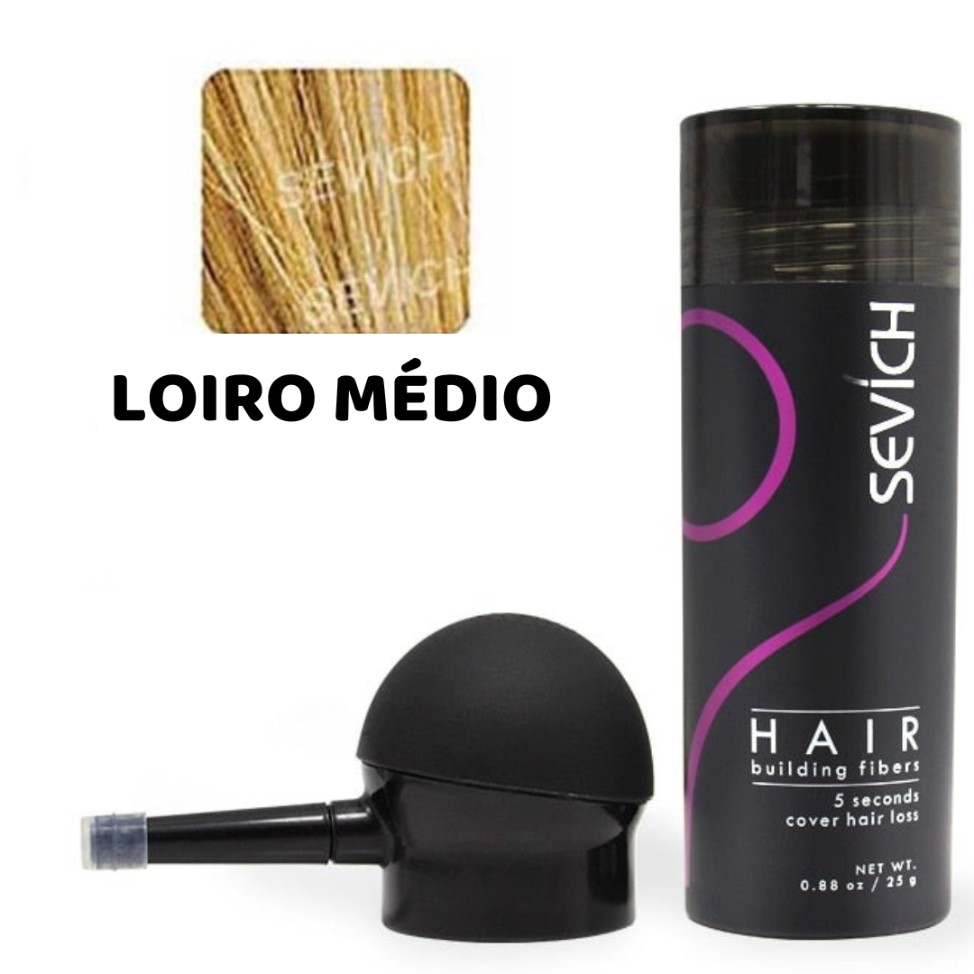Sevich Magic Hair Fiber - Fibra Capilar Para Falhas e Calvície - Festa do Desconto