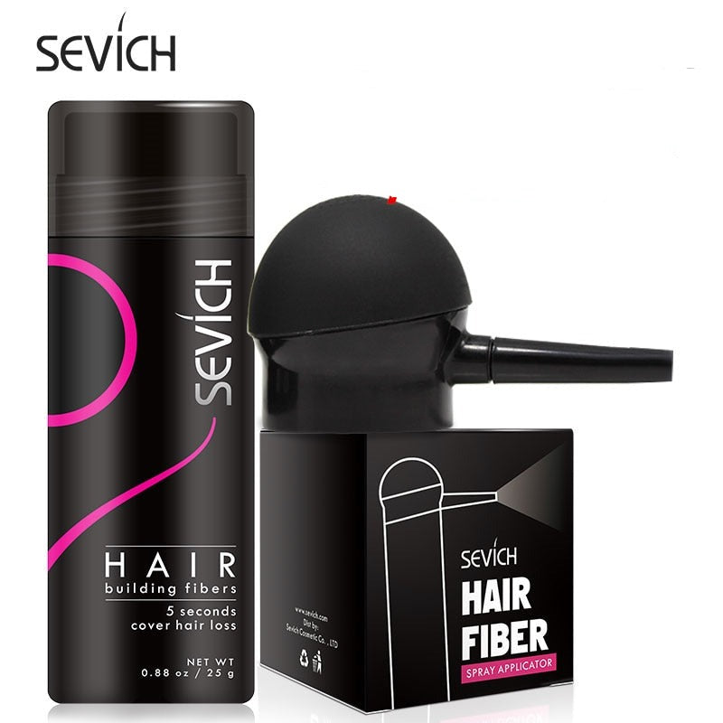 Sevich Magic Hair Fiber - Fibra Capilar Para Falhas e Calvície - Festa do Desconto