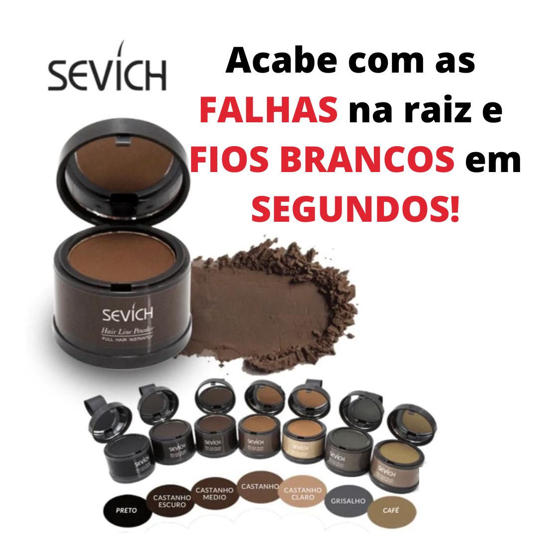 PAGUE 1 E LEVE 2 - Maquiagem p/ Cabelo a prova D'agua - SEVÍCH ✅