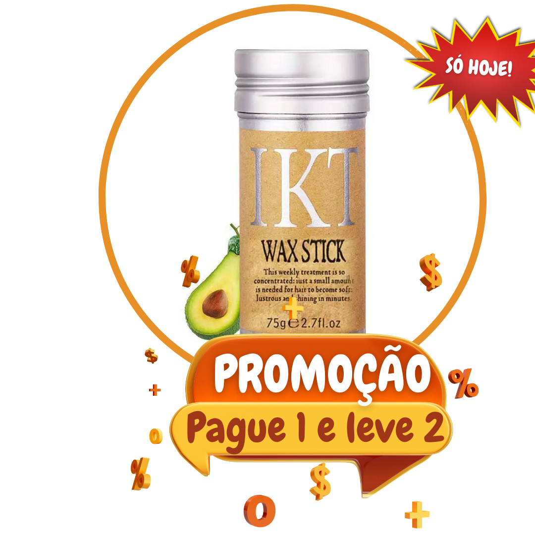 PAGUE 1 E LEVE 2 - Wax Stick Hair - Bastão Modelador de Cabelo e Sobrancelha Anti Frizz