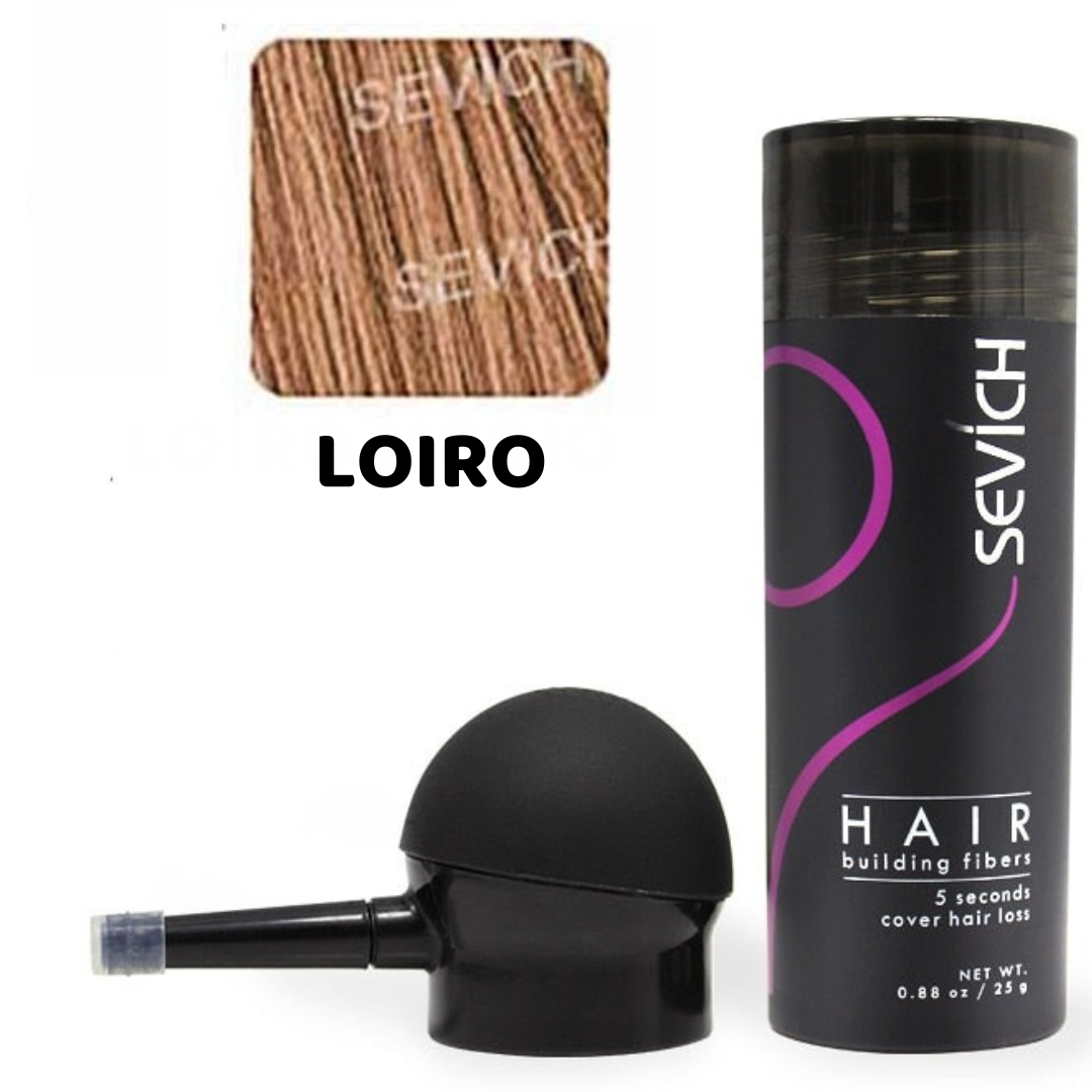 Sevich Magic Hair Fiber - Fibra Capilar Para Falhas e Calvície - Festa do Desconto